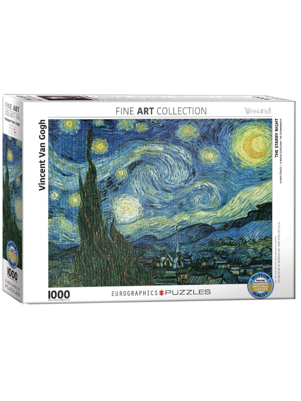 1000pc 'Starry Night' by Vincent Van Gogh
